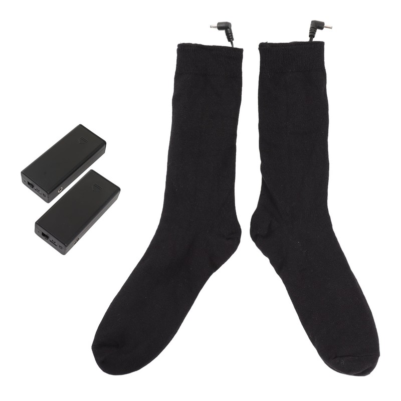 Heated Socks Battery Powered Soft Warm Breathable Elastic Electric Heating