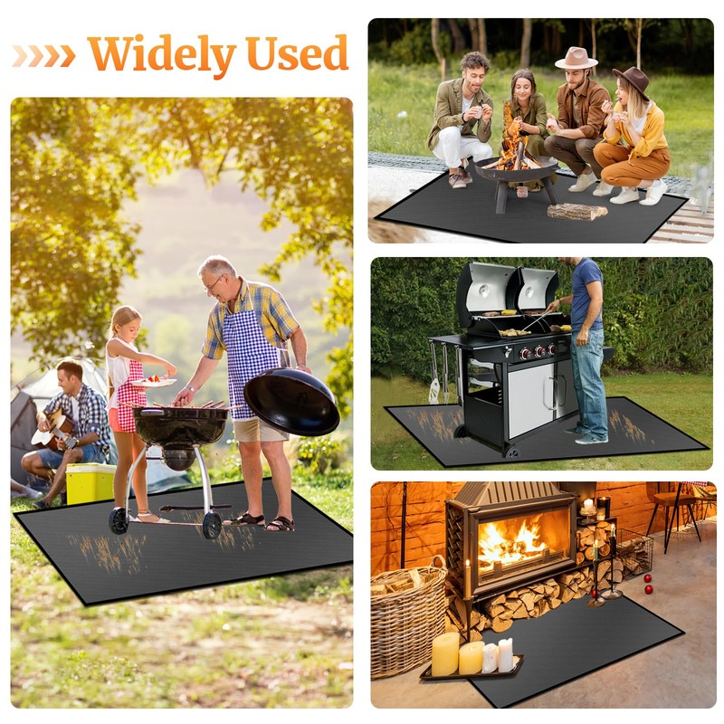 70 ×48 inches Under Grill Mat Fit Blackstone 28in &
