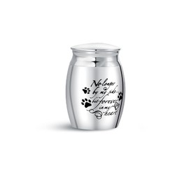 SBI Jewelry Small Urn for Ashes Mum Dad Grandma Grandpa Dog Pets Cat Rabbit Puppy Cremation Mini Heart Paw Memorial Keepsake Holder