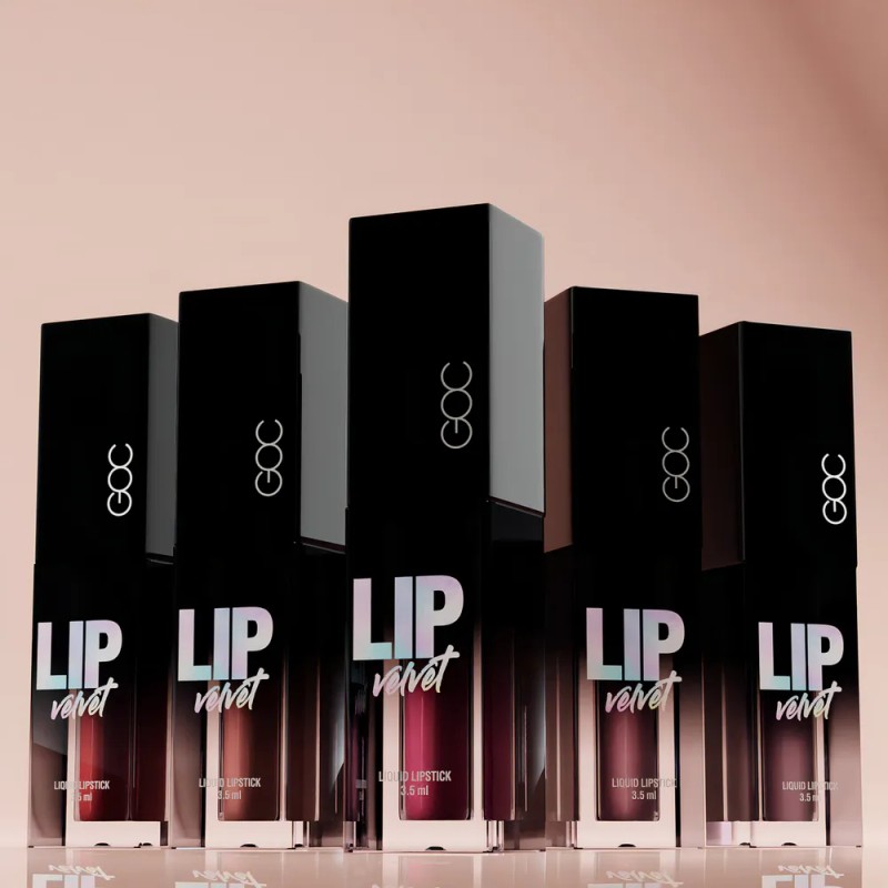 Goc Lip Velvet Labial Líquido Mate Aterciopelado No Reseca Color