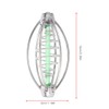 10PCS Stainless Steel Spring Fishing Feeder Bait Cage Holder Tackle