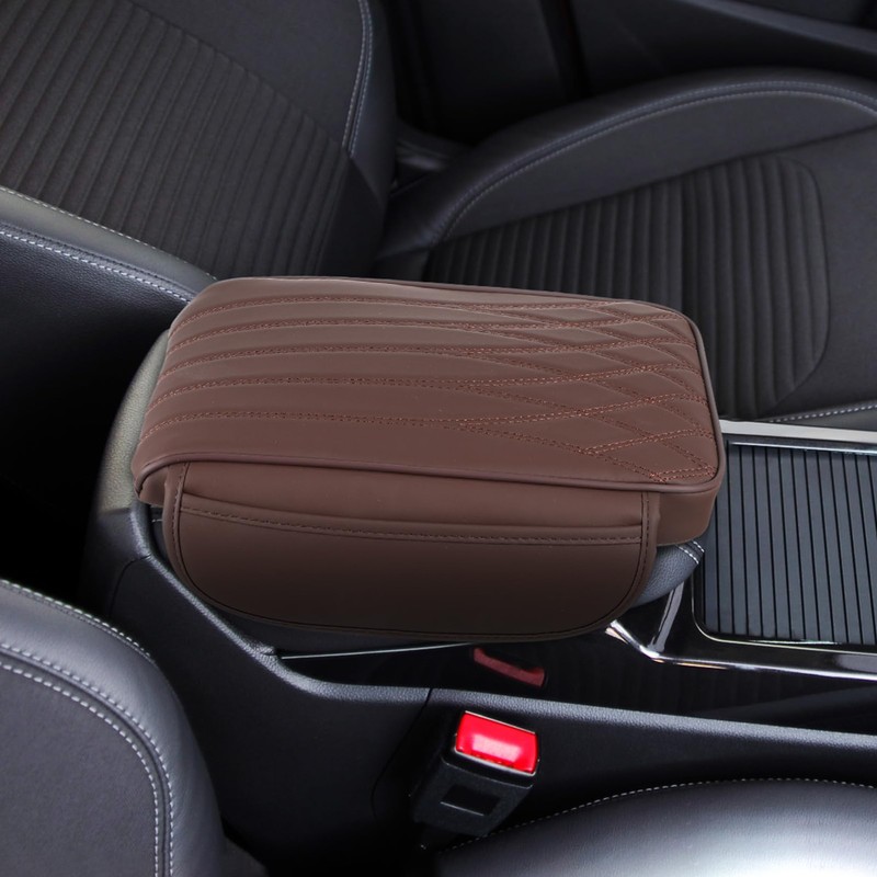 Gatuida Auto Armrest Box Cover Comfortable Car Center Console Cover