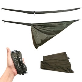 Onewind Tarp Sleeve 12ft, Camping Rain Fly Snakeskin for Tarp Easy Storage and Display, Lightweight and Breathable for Outdoor Camping, Hiking and Backpacking, 6ft×2pieces, OD Green