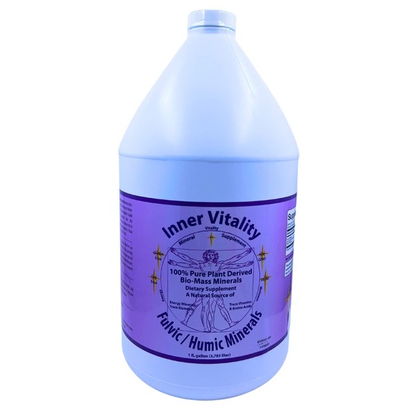 Inner Vitality Fulvic Humic Mineral Blend Trace Elements Vitamins and