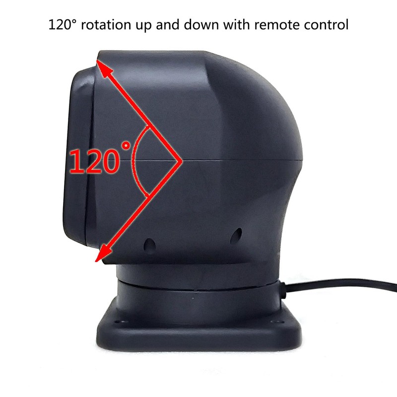 Led Search Light 7 Inch 50W 360 Degrees Rotating Remote