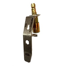 Pneuhook PNEU3 Stainless Steel Universal Quick Change Pneumatic Tool Hook with 3/8" P or T Coupler and Plug Profile
