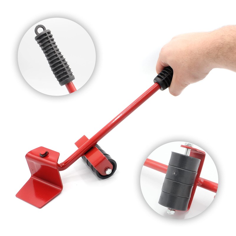 FISHTEC - Furniture Moving Kit - 1 Lever with Wheels