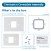 Thermostat Wall Plate Compatible with Honeywell Home THP2400A1027W Coverplate Assembly