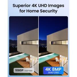 ZOSI C296 8MP 4K PoE IP Pan/Tilt Add-on Security Camera, AI Human Face Vehicle Pet Detect, Starlight Color Night Vision, Siren Alarm, Auto Track, 2-Way Talk, SD Card Storage, Work with Our PoE NVR