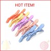 FRAMAR Pastel Alligator Hair Clips 10 Pack - Professional Styling