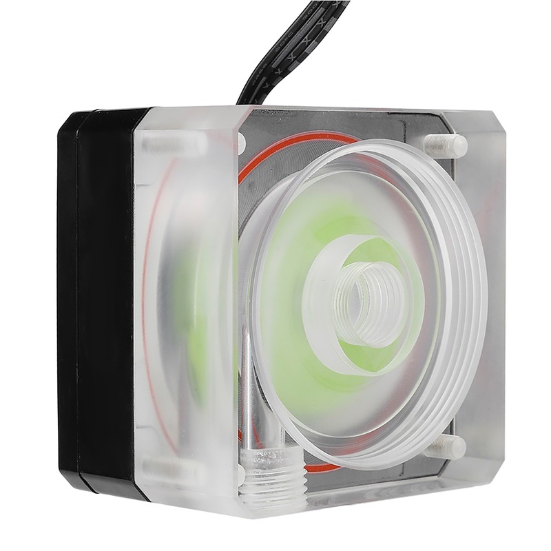 Water Cooling Pump Ultra Thin PMMA PWM Speed Control 3