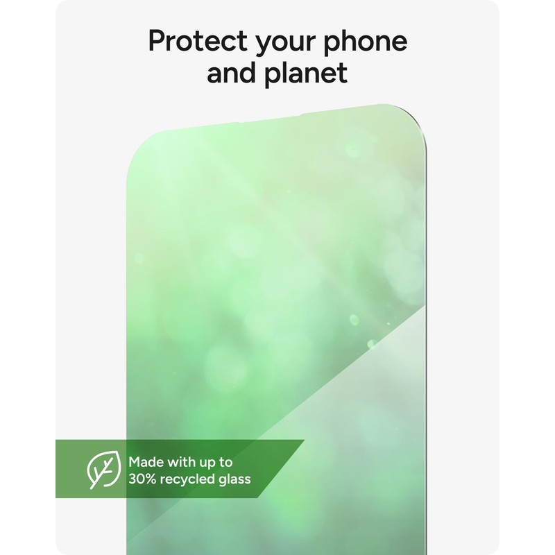 ZAGG Glass+ Screen Protector for iPhone 16 Plus / 15