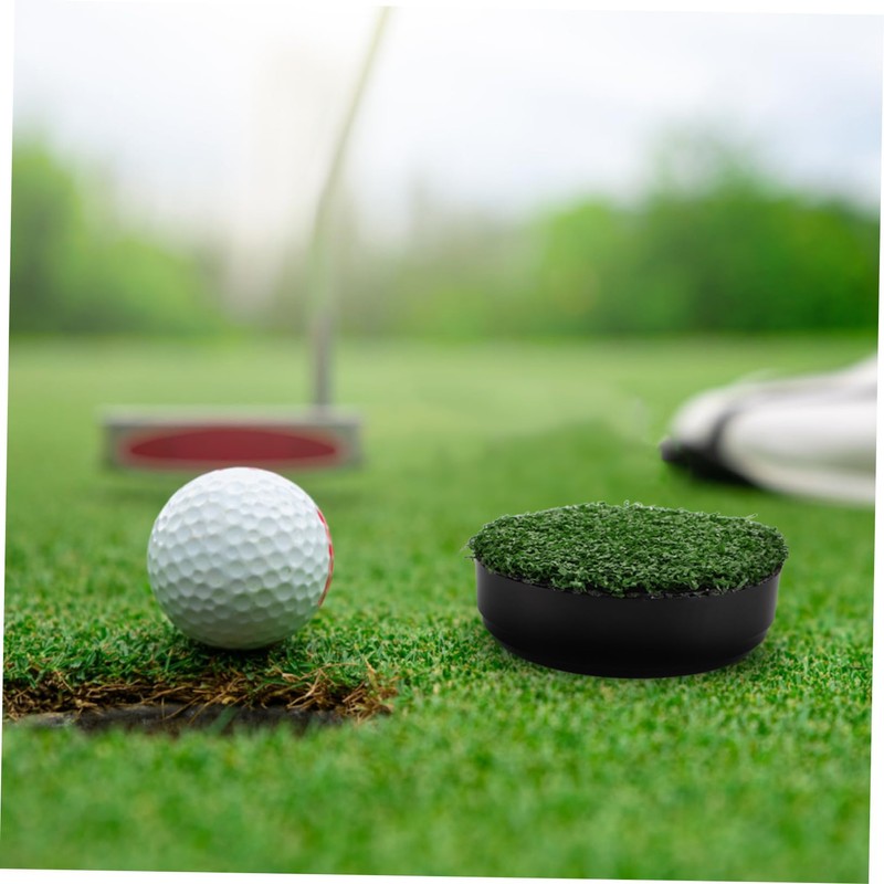 Kisangel Golf Hole Cup Cover Durable Plastic Ring for Accurate