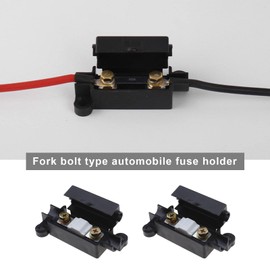 VGOL 2PCS Midi Fuse Holders & 2PCS 80Amp Midi Fuses for Cars Trucks Construction Vehicles Agricultural Machinery Buses Caravans