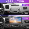 Rrrradio For Honda Civic 2006-2011 Apple CarPlay Android 13 Car