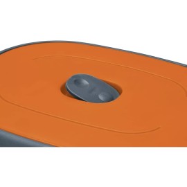 Truper Lonchera Térmica 3 Contenedores Acero Inoxidabl Truper 66076 Color Naranja