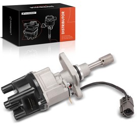 A-Premium Ignition Distributor with Cap and Rotor Compatible with Nissan 240SX 1989-1990, D21 1990-1994, Pickup 1995-1996, 2.4L