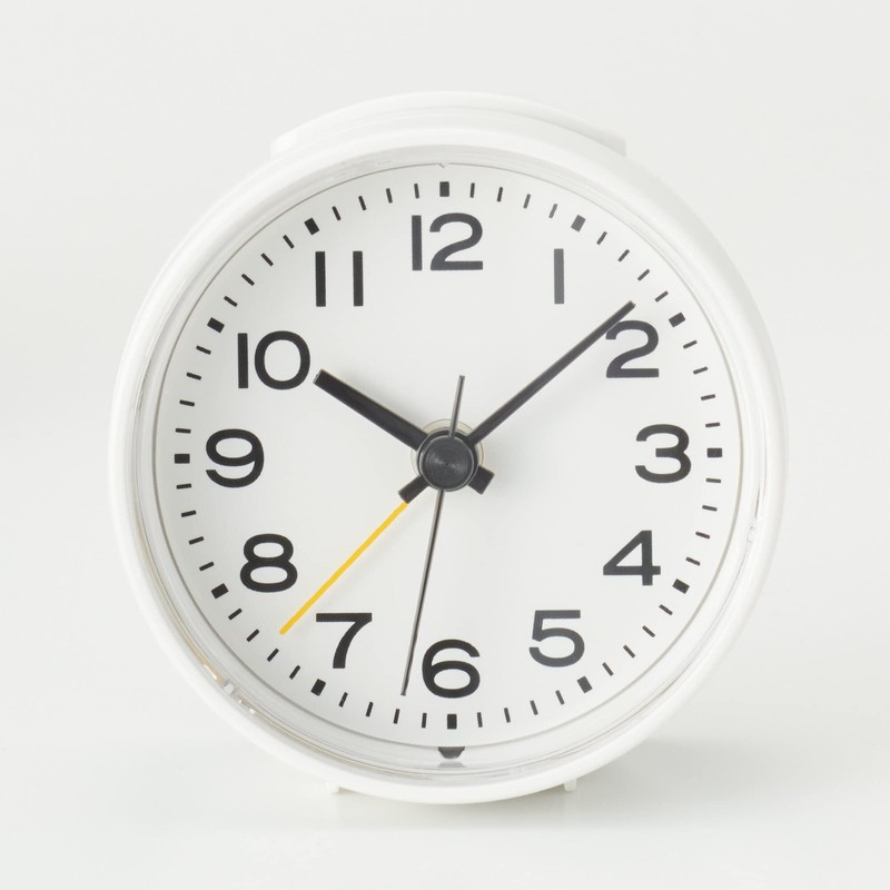 MUJI Analog Alarm Clock MJ-AC2 12046738 White W 3.6 x