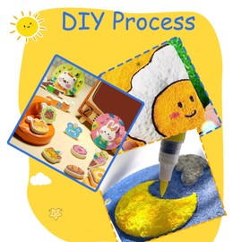 Guhupoy 30 PCS Magic Puffy Paint, Magisches 3D Textur-Malset für Kinder - Schaumstoff Malerei mit Puffy Pens, Einfach mit Wasser aktivieren，Magic Texture Painting DIY Kreativset (Inklusive Stift)