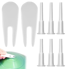 6 Stück Yoga Ball Air Plug, Yoga Ball Luftstopper, Yoga Ball Plug, Gymnastikball Stecker Ersatz Kit für Yoga-Ball, mit 2 Stück Entfernungsgeräte