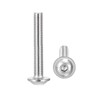 sourcing map Flanged Button Head Socket Cap Screws, M3*20mm Hex