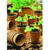 Gro-sure Fibre Pots Round 8cm 48pk Propagation kit, Brown