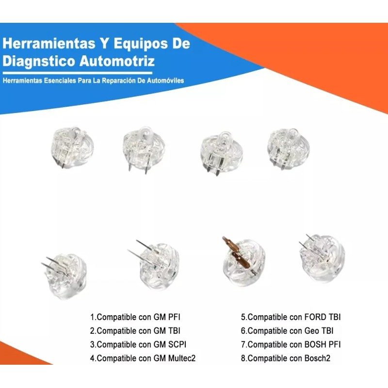 Kit Para Probar Pulsos De Inyectores Y Válvulas Iac 11pcs