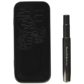 Kaweco AL Sport Gel/Ballpoint Pen with 0.7 mm Rollerball Pen Refill for Left-Handers and Right-Handers in Classic Design with Ceramic Ball I Gel Roller 13.5 cm Grey