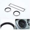 JeCar 3pcs for Mustang Carbon Fiber Interior Trim Kit for