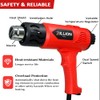 1800W Heat Gun - BILLION GOLD 3D Grip Heavy Duty