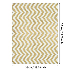 GOIYZTTR 60 Sheets White Gold Tissue Paper Bulk 3 Types Decorative Metallic Wrapping Paper 50 x 35 cm Gift Tissue Paper Suitable for Gift Wrapping and DIY Decoration