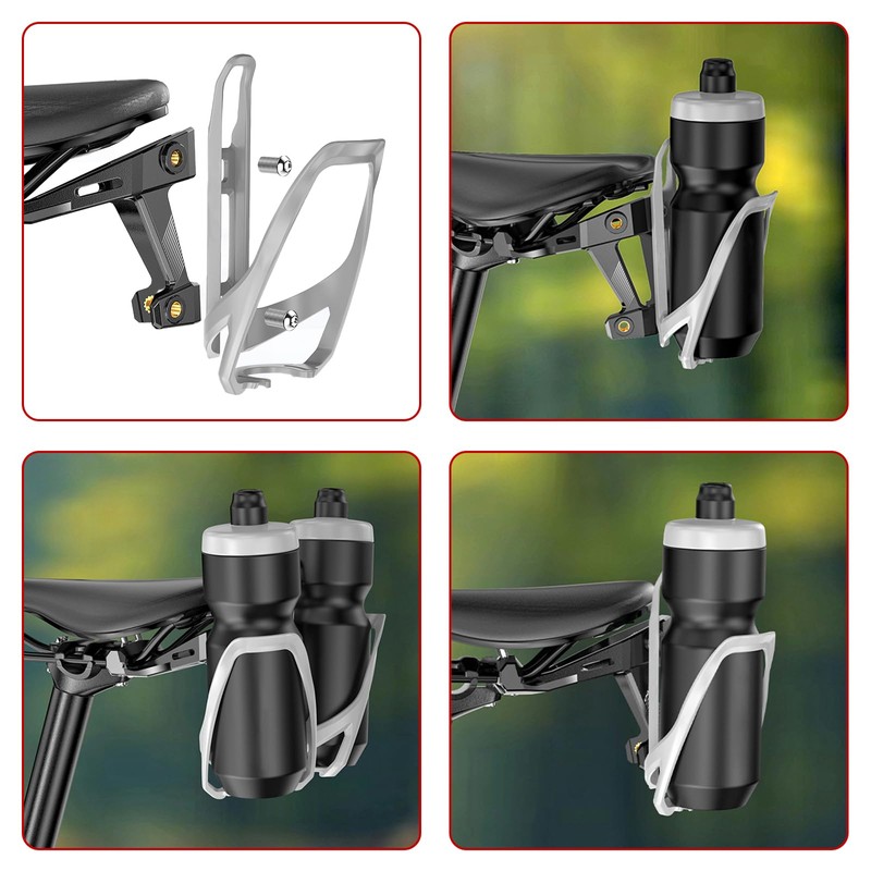Double Bottle Holder Bicycle Adapter 4.1 Inch Long, Bicycle Bottle