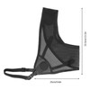 Archery Chest Guard Adjustable 3D Composite Mesh PU Leather Breathable
