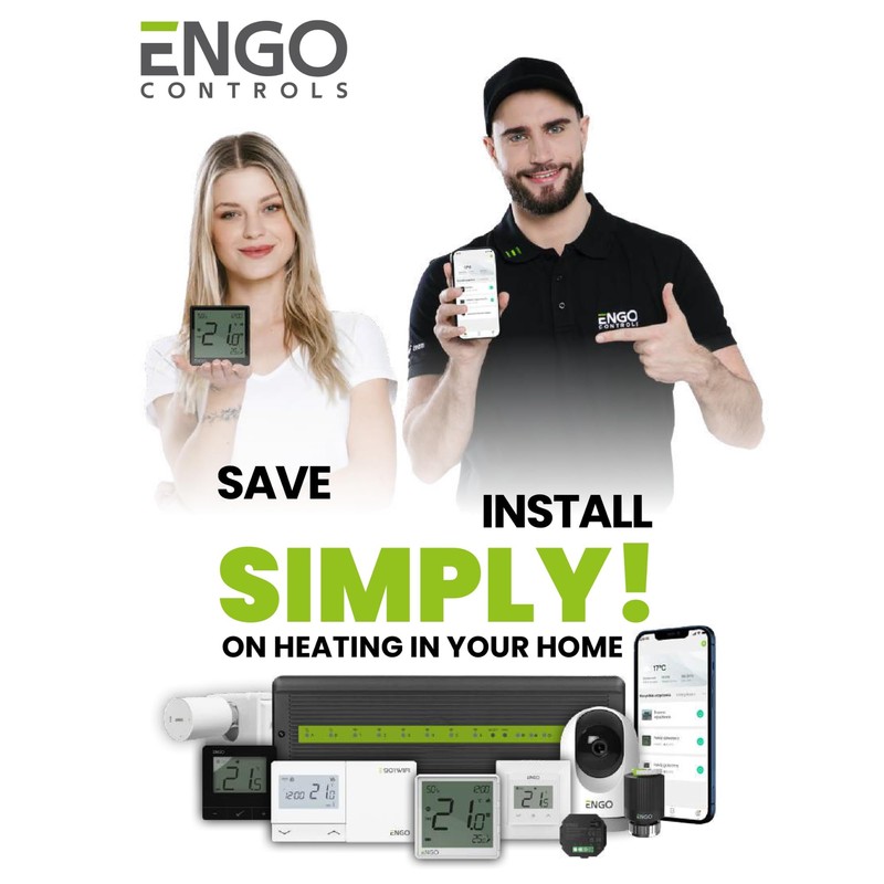 ENGO E30NC-230 UFH Thermal Actuator 230V M30x1.5 Normally Closed Underfloor