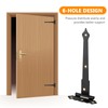 8 PCS T-Strap Hinges, Heavy Duty Gate Hinges, Metal Tee