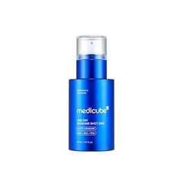 MEDICUBE Zero One Day Exosome Shot 2000, Ampolla Facial Coreana con Espículas, Exosomas, AHA, BHA, PHA y Niacinamida, Cuidado de Poros y Textura, 30  