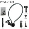 Neck Hanging Phone Holder, Hands Free POV/Vlog Chest Camera Holder
