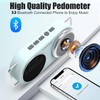 HUAJUN Pedometer with Bluetooth Speaker,Pedometer for Walking Steps and Miles