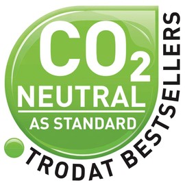 Trodat 5460 Heavy Duty Dater, Month Day Year Format, with Interchangeable Premade Die Plates Blue Date and Blue Text - Plate Size 1-5/16”H x 2-1/4”W