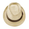 TINAYAUE Elegant Men's Sun Hats Summer Breathable Mesh Straw Hat