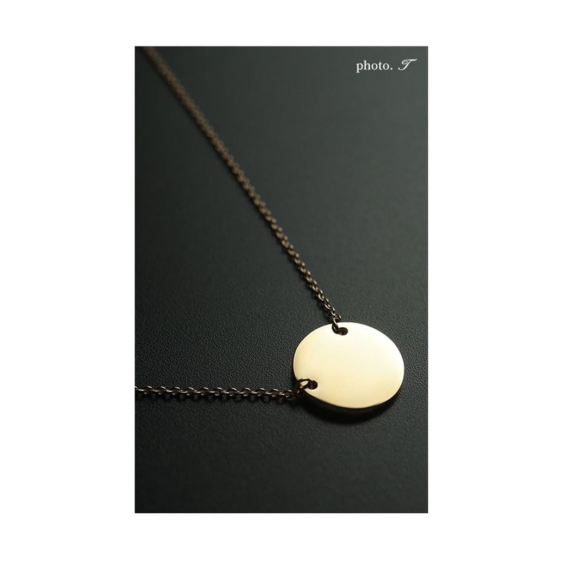 sawa á la mode Simple Coin Motif Necklace Women's Fashion