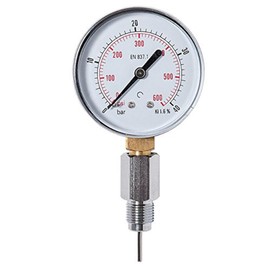 SALVIMAR Predathor Unisex Adult Tyre Pressure Gauge, Grey, One Size
