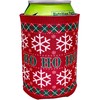 Ho Ho Ho Pattern Christmas Sweater Collapsible Can Coolie