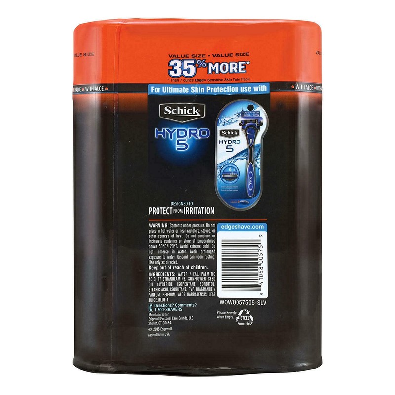 Edge Sensitive Skin Advanced Shave Gel (9.5 Ounce, 3 Pack)