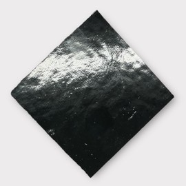 Black Opaque COE 96 System 96 Fusible Glass Sheet (2)