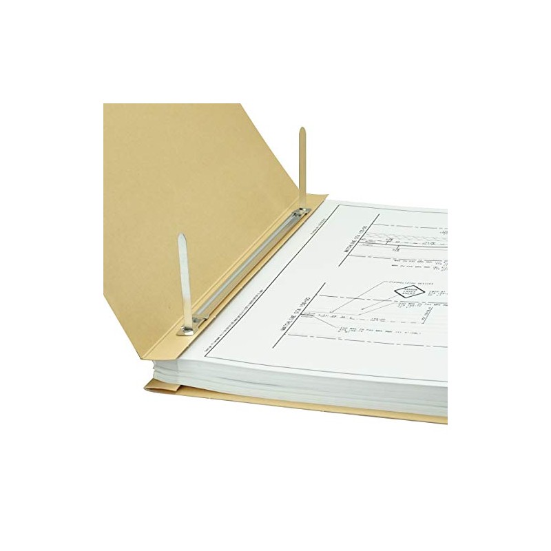 11x17 Pressboard Report Cover Binder with Metal Fastener. Large Format