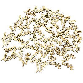 25mm Love Letters Wooden Shabby Chic Craft Scrapbook Confetti Vintage Love Words (25)