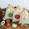 Papierdrachen 24 Advent Calendar Numbers on Buttons - Lapel Pins