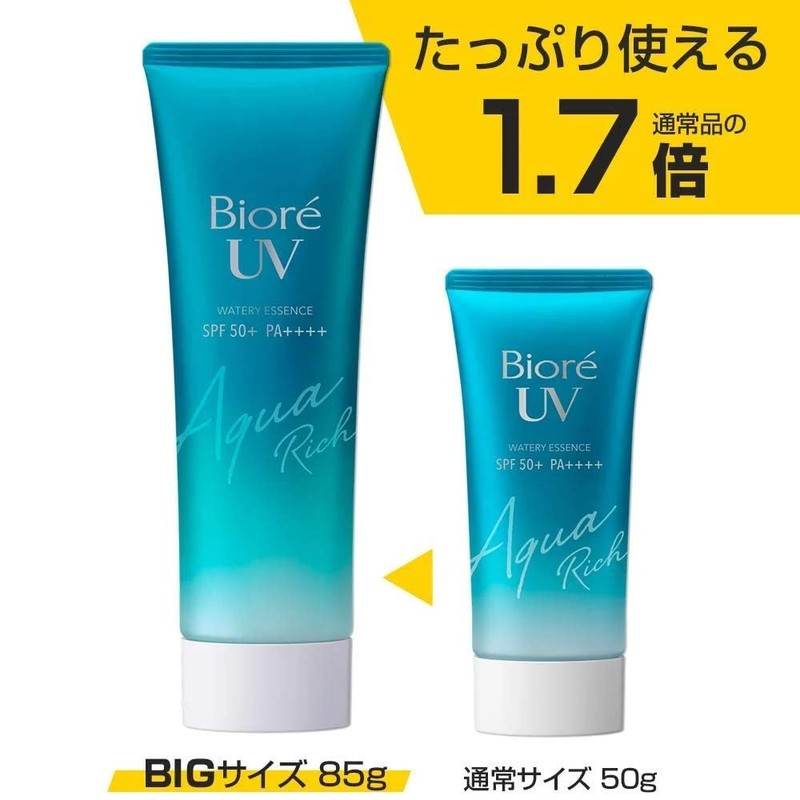 Bioré (Large Capacity) UV Aqua Rich Water Essence, 3.0 oz