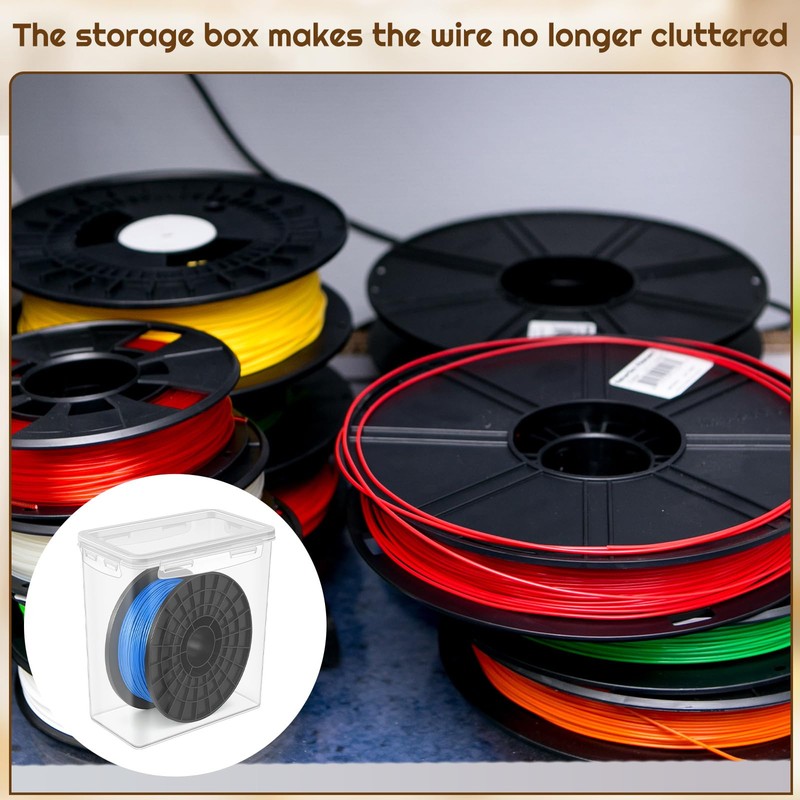 Kritkin 2 Pcs Filament Storage Box for 3D Printer 10